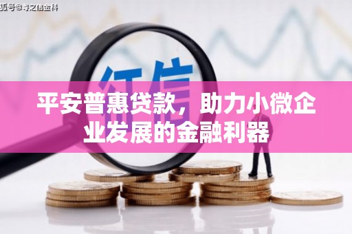 兰溪平安普惠贷款，助力小微企业发展的金融利器