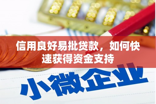 兰溪信用良好易批贷款，如何快速获得资金支持