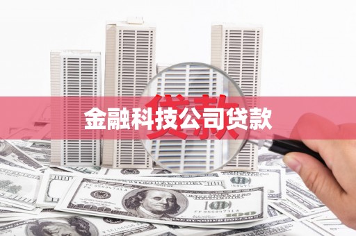 兰溪金融科技公司贷款