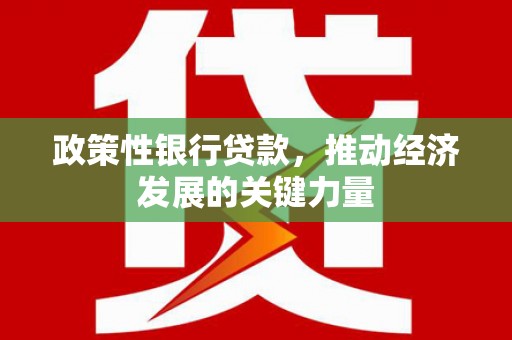兰溪政策性银行贷款，推动经济发展的关键力量